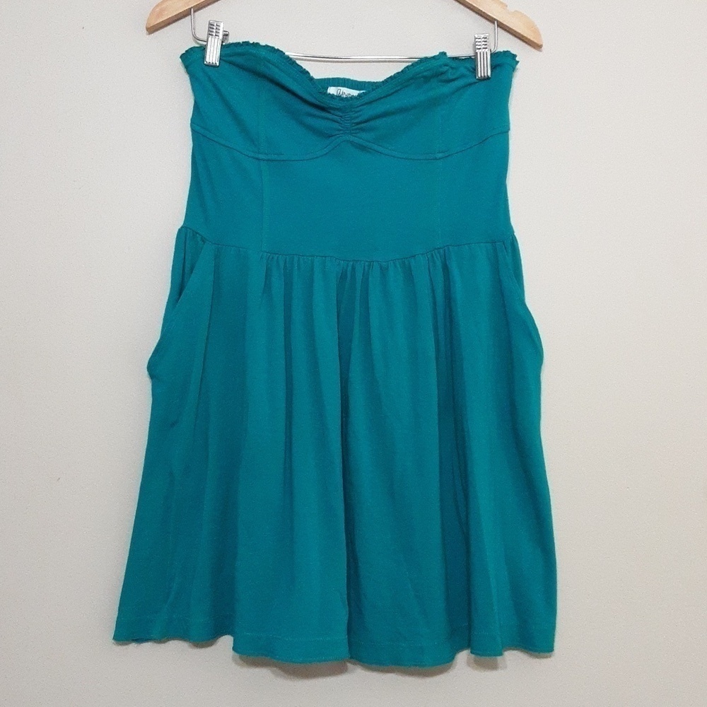Aeropostale women mini dress L fit and Flare Smoked Babydoll Casual Vacation